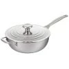 COOKWARE Le Creuset Stainless Steel 3.5 Qt. Nonstick Saucier Pan