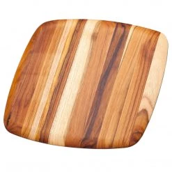 Teakhaus Cutting Board Square Serving Platter With Rounded Edges