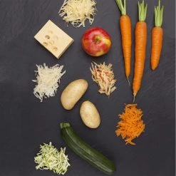 COOKS TOOLS Microplane 45008 Gourmet Series Stainless Steel Extra Coarse Grater, Silver