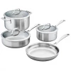 Zwilling J.A. Henckels Zwilling Spirit 7-Piece Stainless Steel Cookware Set