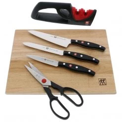 Zwilling J.A. Henckels Twin Signature 6-Piece Knife And Cutting Board Set CUTLERY