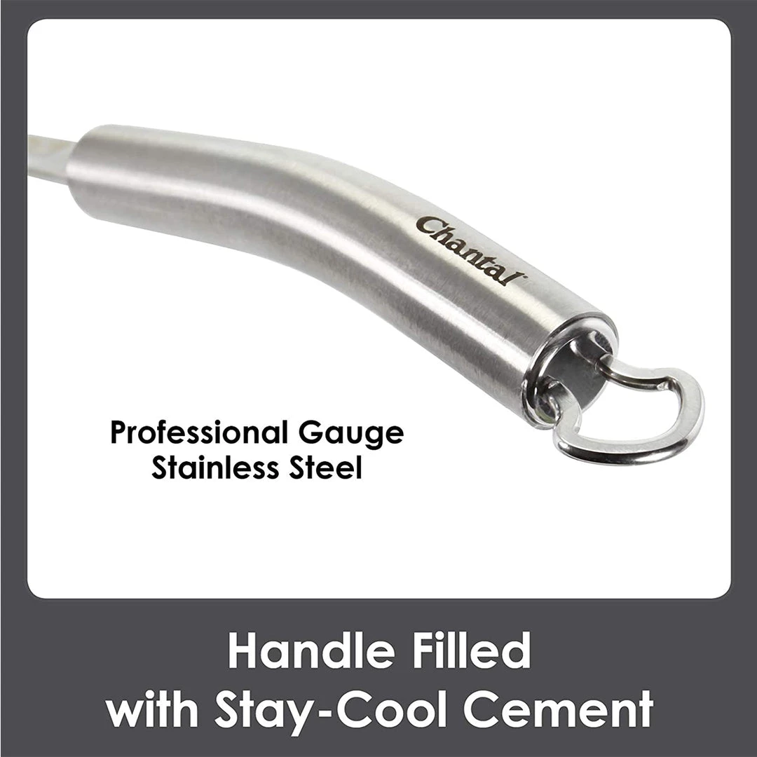 COOKWARE Chantal 14" Solid Spoon - Stainless Steel 9 COOKWARE Chantal 14" Solid Spoon - Stainless Steel