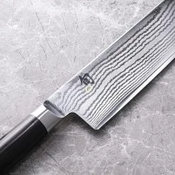 CUTLERY Shun DM0707 Classic 10 Ebony PakkaWood Handle And VG-MAX Blade Steel, 10 Inch, Black