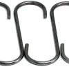 Enclume "S" Hook, Set Of 6, Use With Pot Racks, Hammered Steel COOKWARE