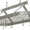 COOKWARE Enclume Premier 3-Foot Oval Ceiling Pot Rack, Stainless Steel