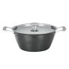 Mario Batali Pre-Seasoned Light Cast Iron 4-Quart Round Casserole By Dansk