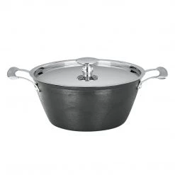 Mario Batali Pre-Seasoned Light Cast Iron 4-Quart Round Casserole By Dansk