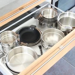 COOKWARE Cristel Casteline Detachable 2-Quart Saucepan With Domed Glass Lid 10 COOKWARE Cristel Casteline Detachable 2-Quart Saucepan With Domed Glass Lid