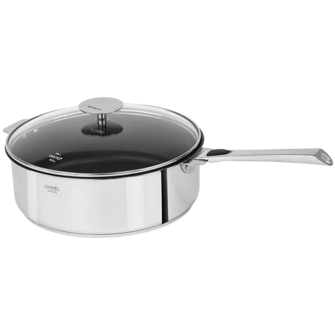 COOKWARE Cristel Casteline Detachable Handle 4-Quart Saute Pan Exceliss Non-Stick Coating
