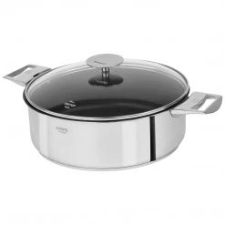 COOKWARE Cristel Casteline Detachable Handle 4-Quart Saute Pan Exceliss Non-Stick Coating