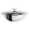 COOKWARE Cristel Casteline Detachable 3-Quart Wok Exceliss Non-Stick Coating - With Domed Glass Lid