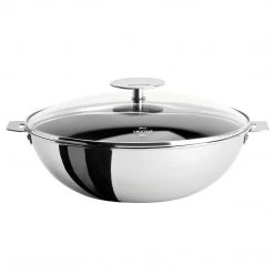 COOKWARE Cristel Casteline Detachable Handle 1.5-Quart Wok Exceliss Non-Stick Coating