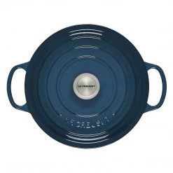 COOKWARE Le Creuset 5.5 QT. Signature Round Dutch Oven - Deep Teal