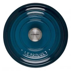 COOKWARE Le Creuset 5.5 QT. Signature Round Dutch Oven - Deep Teal