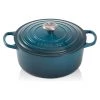 COOKWARE Le Creuset 7.25 QT. Signature Round Dutch Oven - Deep Teal