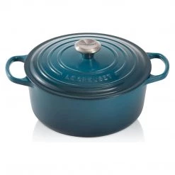 COOKWARE Le Creuset 7.25 QT. Signature Round Dutch Oven - Deep Teal