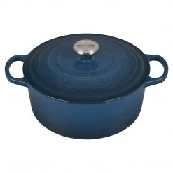 COOKWARE Le Creuset 5.5 QT. Signature Round Dutch Oven - Deep Teal