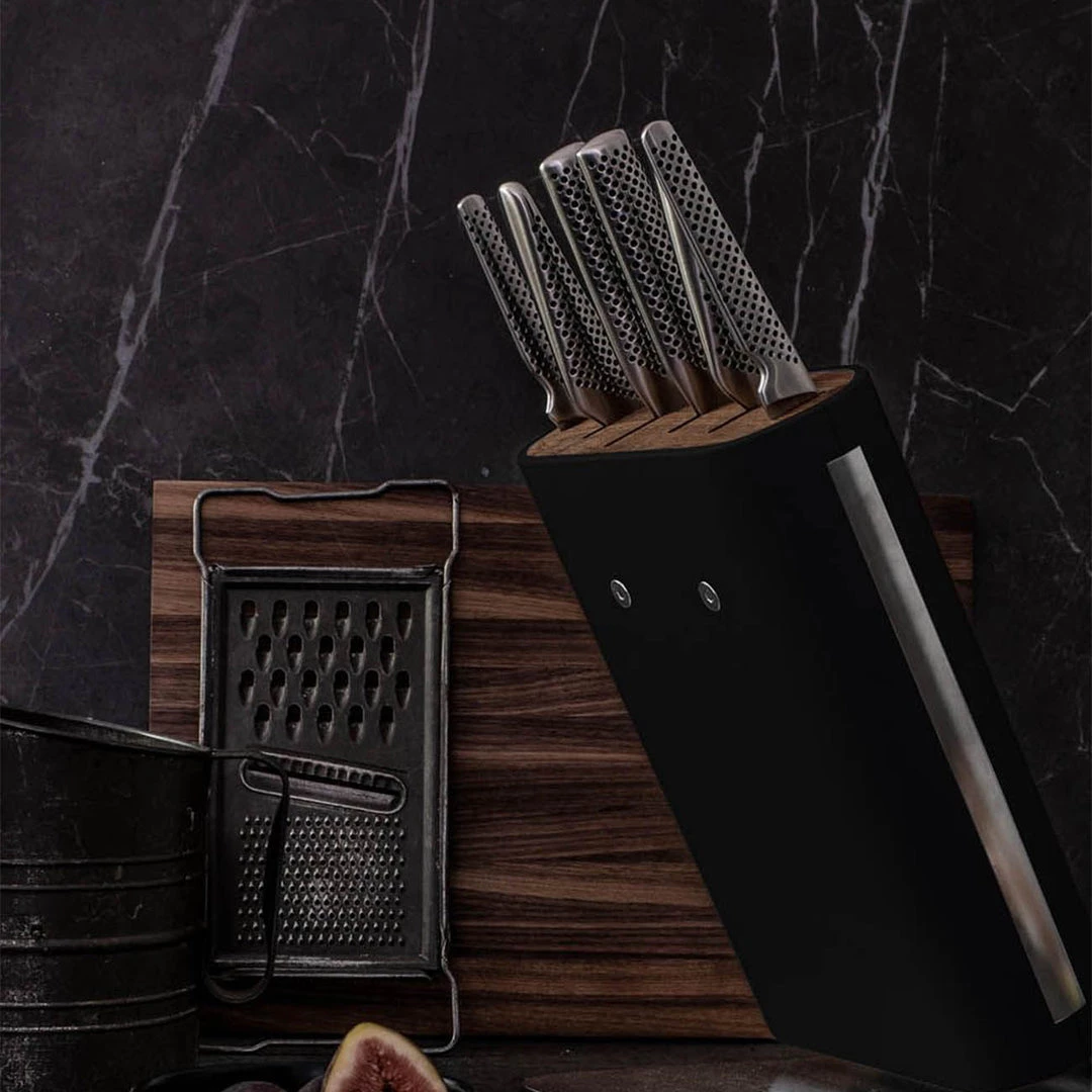 Global 7-Piece Hiro Knife Block Set CUTLERY 10 Global 7-Piece Hiro Knife Block Set CUTLERY