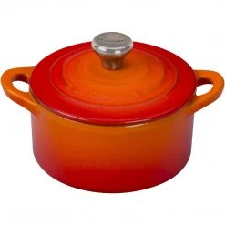 Le Creuset Cast Iron 0.3-Quart Mini Cocotte - Flame