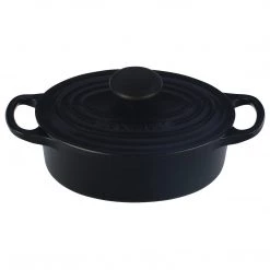 Le Creuset Oval 1-Quart Dutch Oven - Matte Black