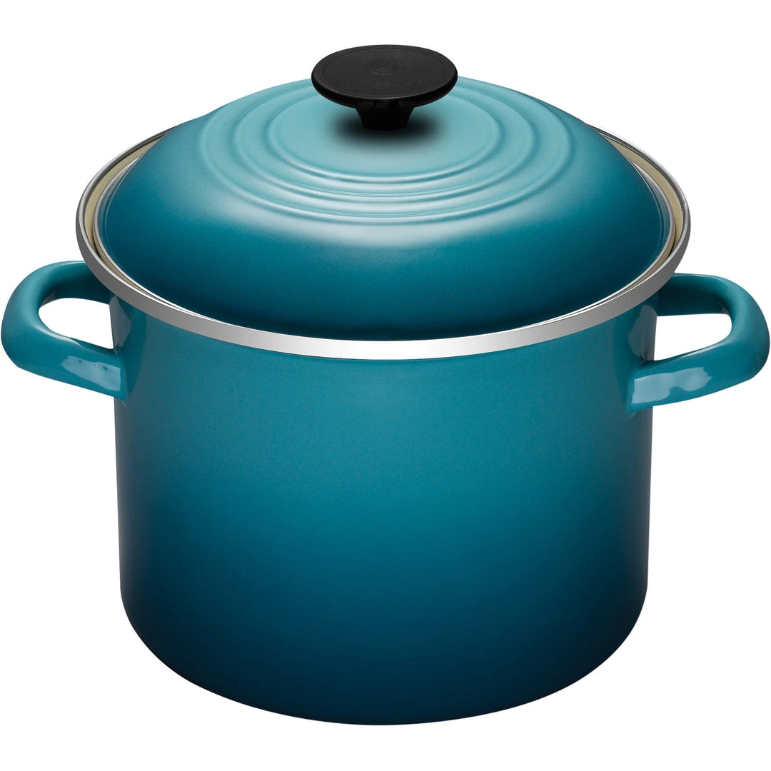Le Creuset 6-Quart Stockpot - Caribbean 3 Le Creuset 6-Quart Stockpot - Caribbean