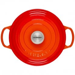 Le Creuset 5.25-Qt Signature Deep Oven - Flame COOKWARE 9 Le Creuset 5.25-Qt Signature Deep Oven - Flame COOKWARE