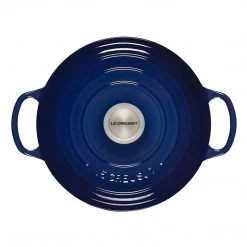Le Creuset 5.25-Qt Signature Deep Oven - Indigo 9 Le Creuset 5.25-Qt Signature Deep Oven - Indigo