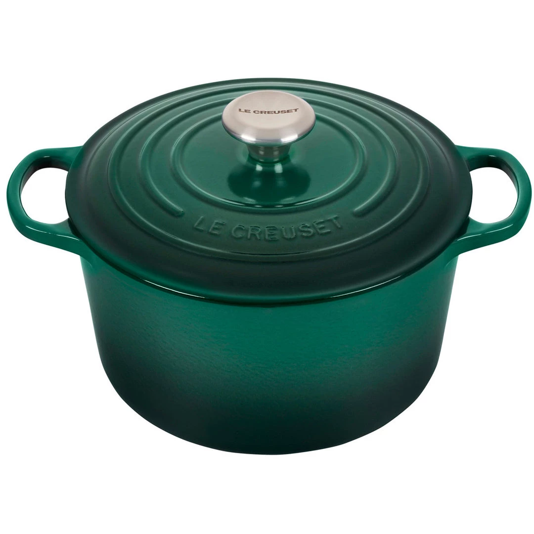 COOKWARE Le Creuset 5.25-Qt Signature Deep Oven - Artichaut 3 COOKWARE Le Creuset 5.25-Qt Signature Deep Oven - Artichaut