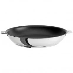 Cristel Mutine Detachable 11'' Deep Fying Pan - Exceliss Non-Sting Coating