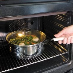 Cristel Mutine Detachable Handle 7-Quart Pasta Basket 9 Cristel Mutine Detachable Handle 7-Quart Pasta Basket