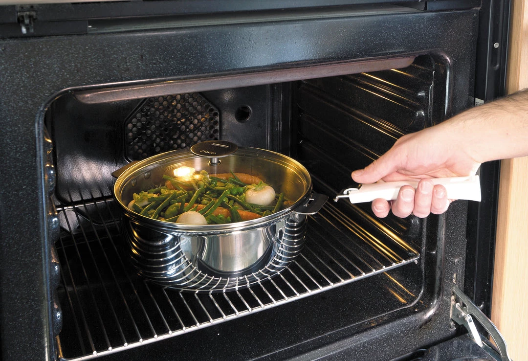 Cristel Mutine Detachable Handle 7-Quart Pasta Basket 6 Cristel Mutine Detachable Handle 7-Quart Pasta Basket