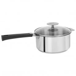 COOKWARE Cristel Mutine Detachable Handle 3-Quart Saucepan With Domed Glass Lid