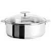 Cristel Mutine Detachable Handle 5.5-Quart Stainless Steel Saute-Pan With Domed Glass Lid 2 Cristel Mutine Detachable Handle 5.5-Quart Stainless Steel Saute-Pan With Domed Glass Lid