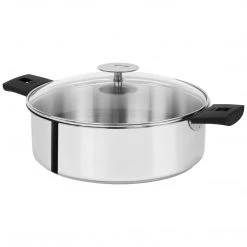 Cristel Mutine Detachable Handle 4.5-Quart Saute Pan Exceliss Non-Stick Coating COOKWARE