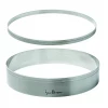 Massari Stainless Steel Rings Set 9.4'' & 9.1'' Diameter