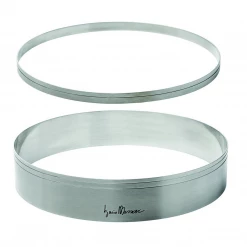 Massari Stainless Steel Rings Set 9.4'' & 9.1'' Diameter