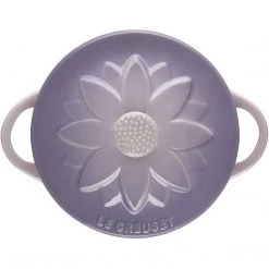 Le Creuset Mini Round Cocotte With Flower Lid - Provence