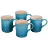 Le Creuset 14 Oz. Set Of 4 Mugs - Caribbean