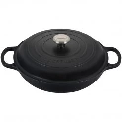 Le Creuset 3.5-Quart Signature Braiser - Licorice