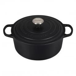Le Creuset 5.5 Qt. Signature Round Dutch Oven - Licorice COOKWARE