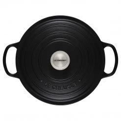Le Creuset 5.5 Qt. Signature Round Dutch Oven - Licorice COOKWARE