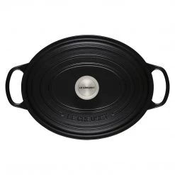 COOKWARE Le Creuset 6.75 Qt. Signature Oval Dutch Oven - Licorice