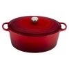Le Creuset 15.5-Quart Oval Dutch Oven - Cerise COOKWARE 2 Le Creuset 15.5-Quart Oval Dutch Oven - Cerise COOKWARE