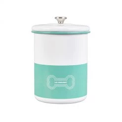 Le Creuset 4.25 Qt. Treat Jar With Stainless Steel Knob - Light Green HOME