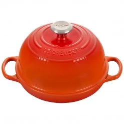 Le Creuset 9.5" (1.75 Qt.) Signature Bread Oven - Flame COOKWARE
