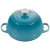 Le Creuset 9.5" (1.75 Qt.) Signature Bread Oven - Caribbean COOKWARE
