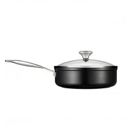 Le Creuset Toughened Nonstick PRO 3.5 QT. Saute Pan With Glass Lid COOKWARE