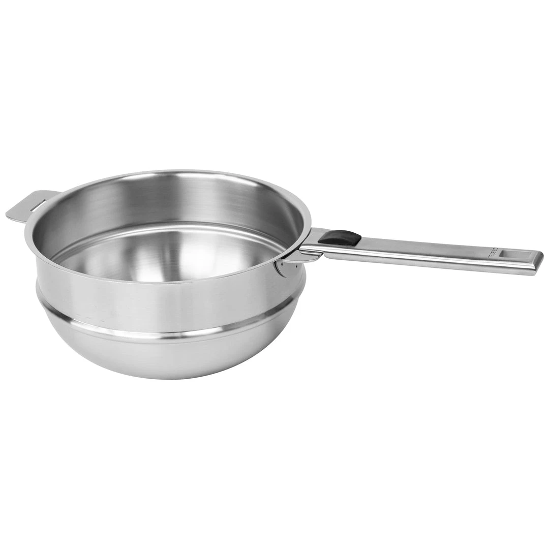 Cristel Casteline Detachable Handle 1-Quart Bain-Marie Insert 4 Cristel Casteline Detachable Handle 1-Quart Bain-Marie Insert