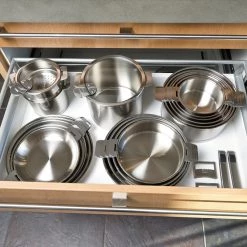 Cristel Strate Detachable Handle 1-Quart Saucepan Set