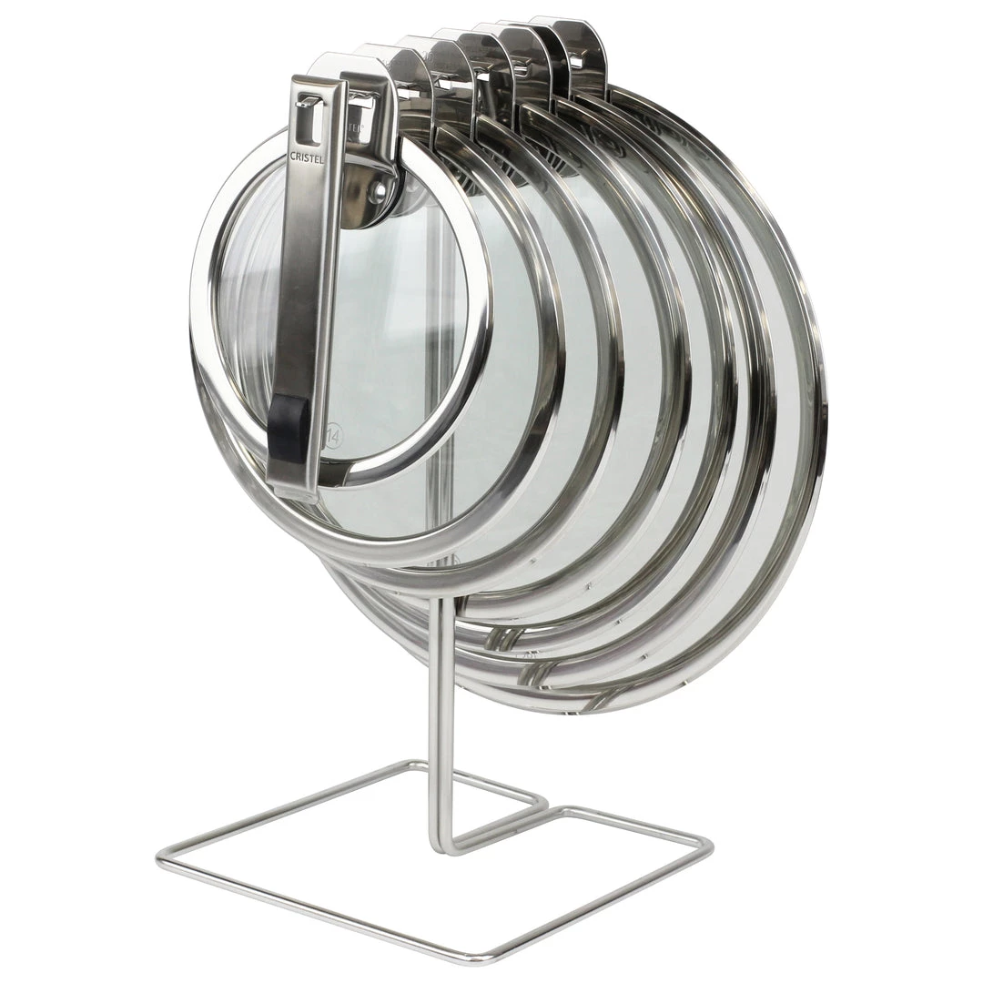Cristel Strate Lids Holder On Stand COOKWARE 4 Cristel Strate Lids Holder On Stand COOKWARE